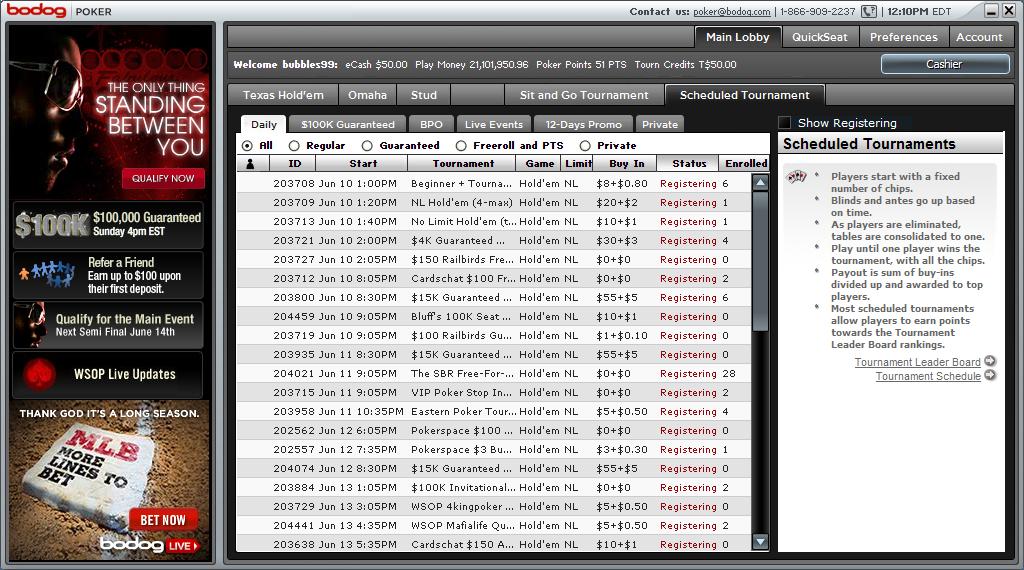 Homepage Screenshots